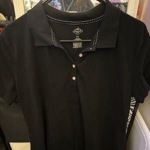 Women’s Black Polo Shirt